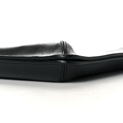 Fendi Vitello Elite Flamingo Slim Business Bag Black 10 of 11