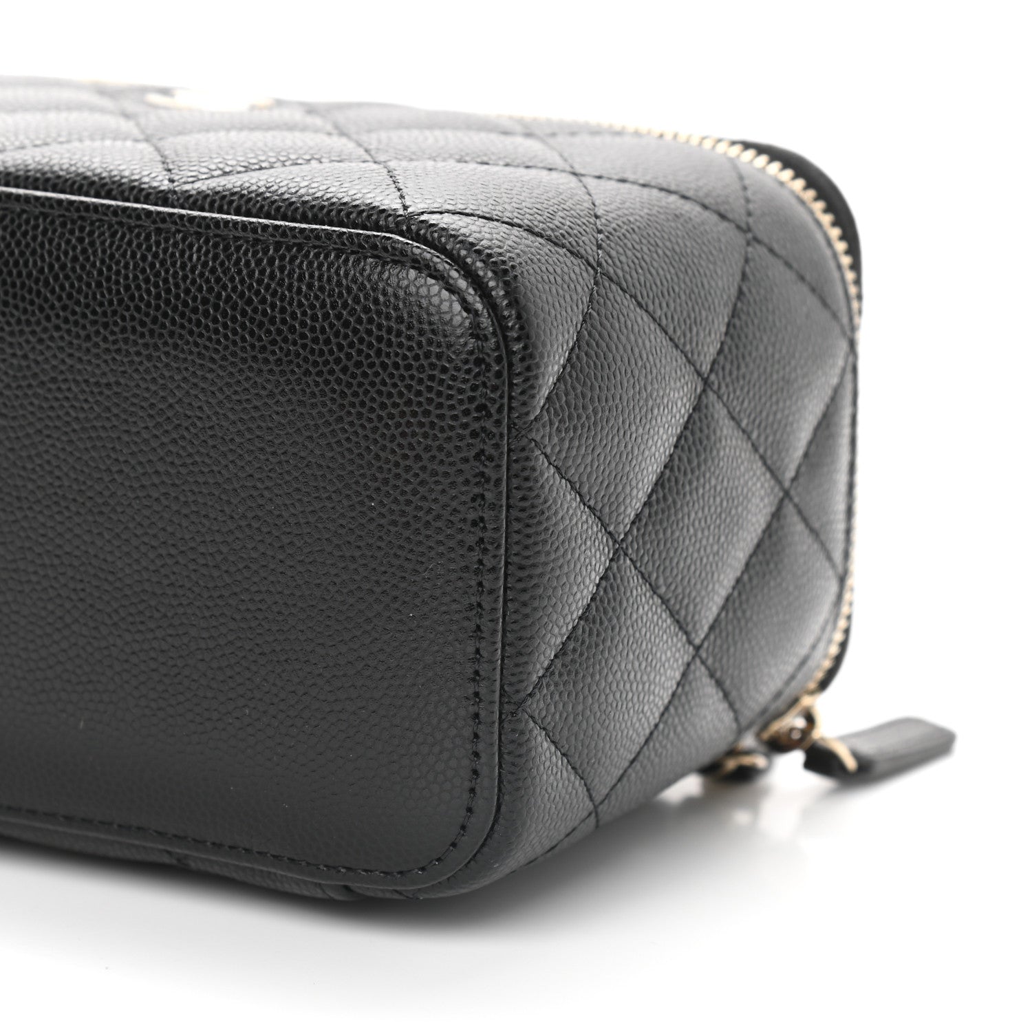 Chanel Caviar Quilted Small Vanity Case With Chain Black 9 of 9