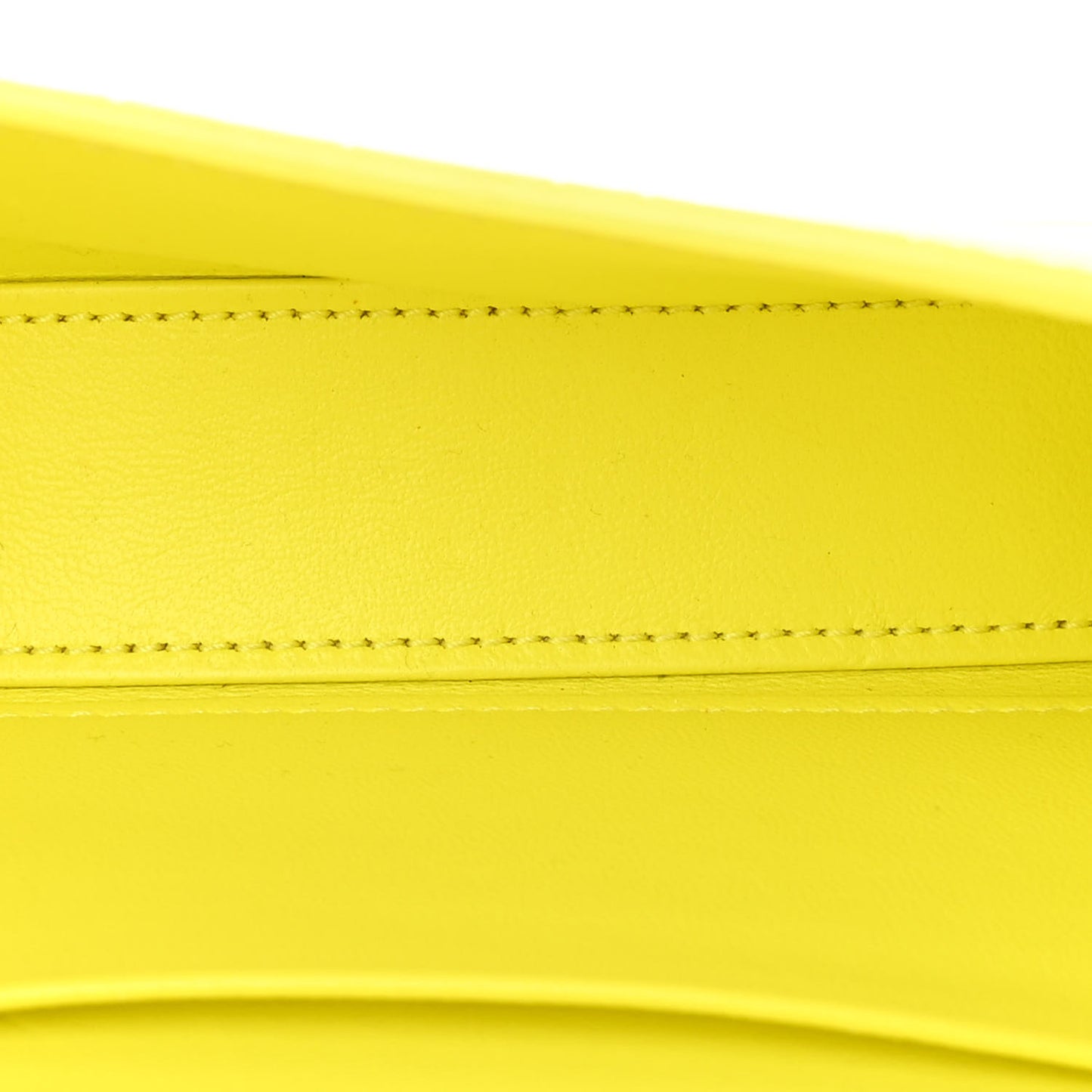Shiny Calfskin Crocodile Embossed Hourglass Stretch Sling Shoulder Bag Yellow