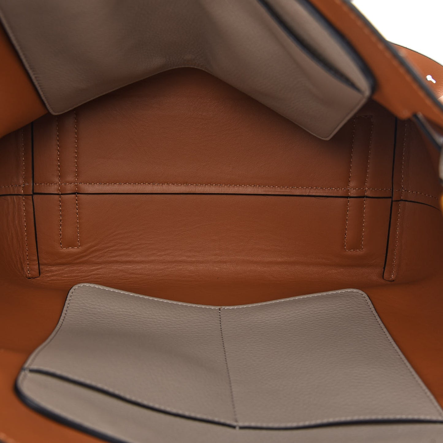 Soft Grain Calfskin Medium Belt Bag Mineral Grey