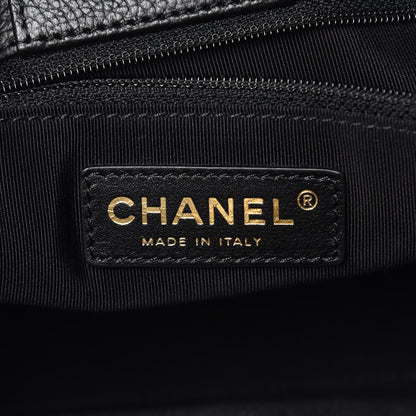 Chanel Calfskin Small Cerf Shopper Tote Black 7 of 11