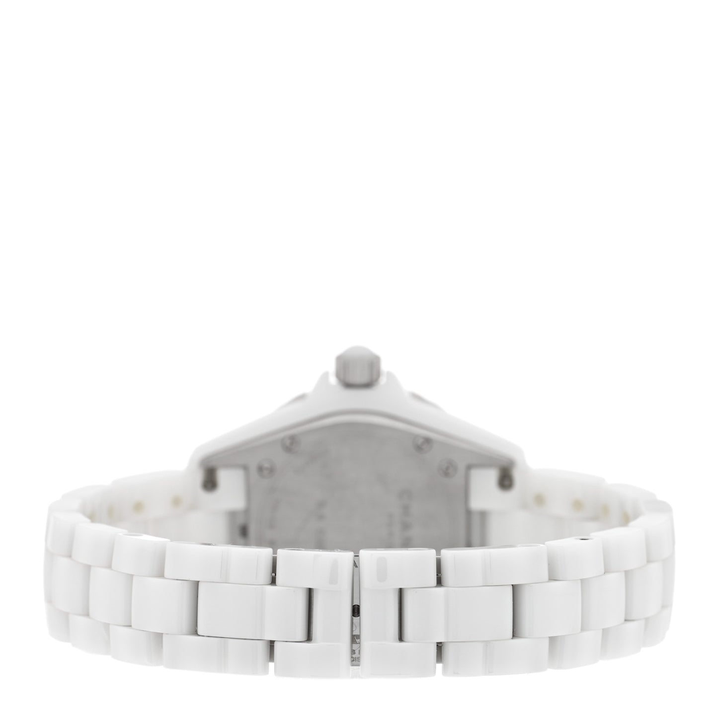 Stainless Steel Ceramic 33mm J12 Quartz Watch White