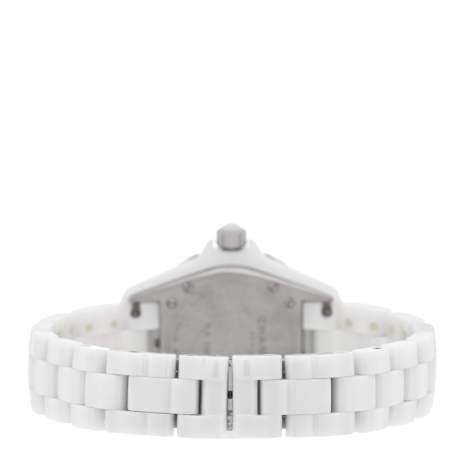 Chanel Stainless Steel Ceramic 33mm J12 Quartz Watch White 3 of 5