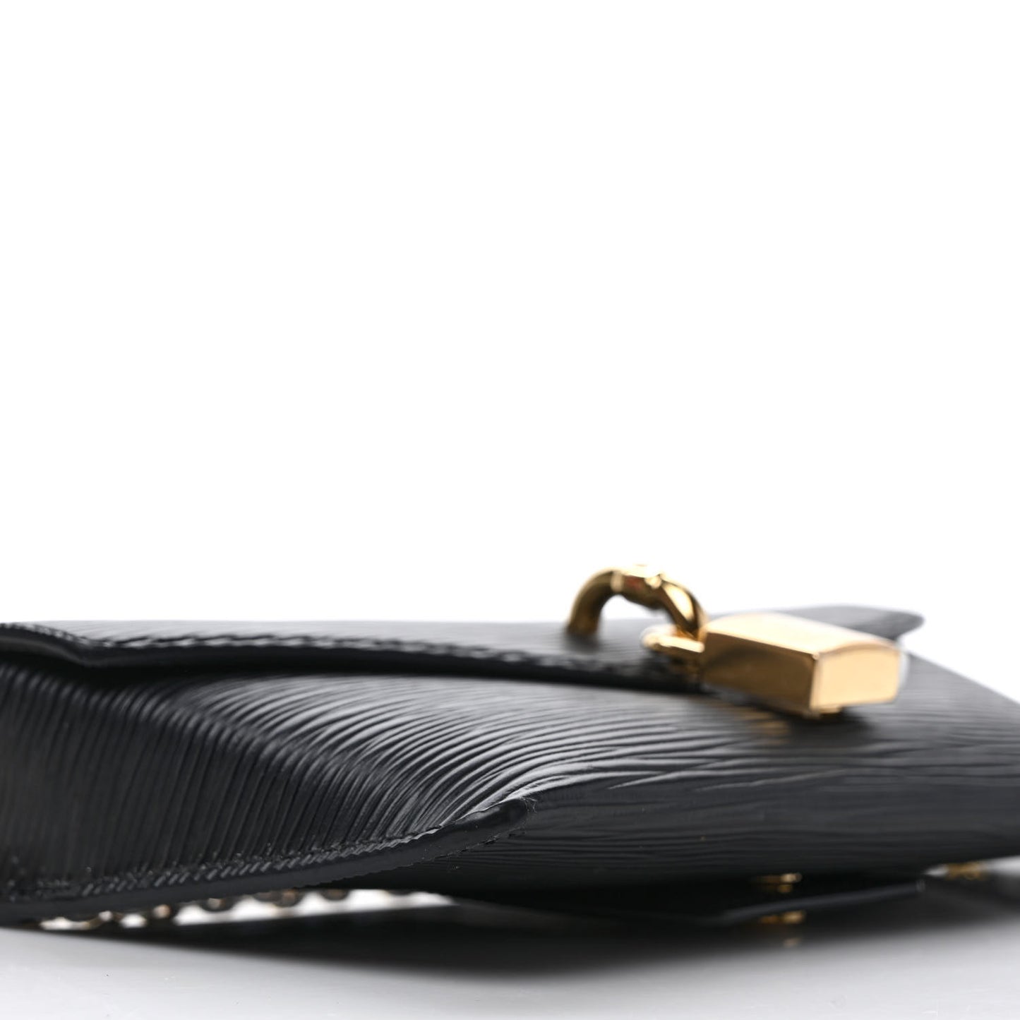 Epi Padlock On Strap Black
