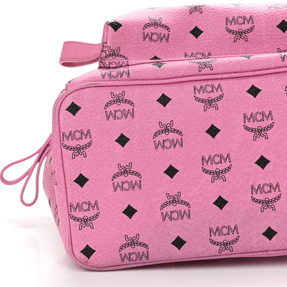 MCM Visetos Medium Sprinkle Stud Stark Backpack Pink 9 of 14