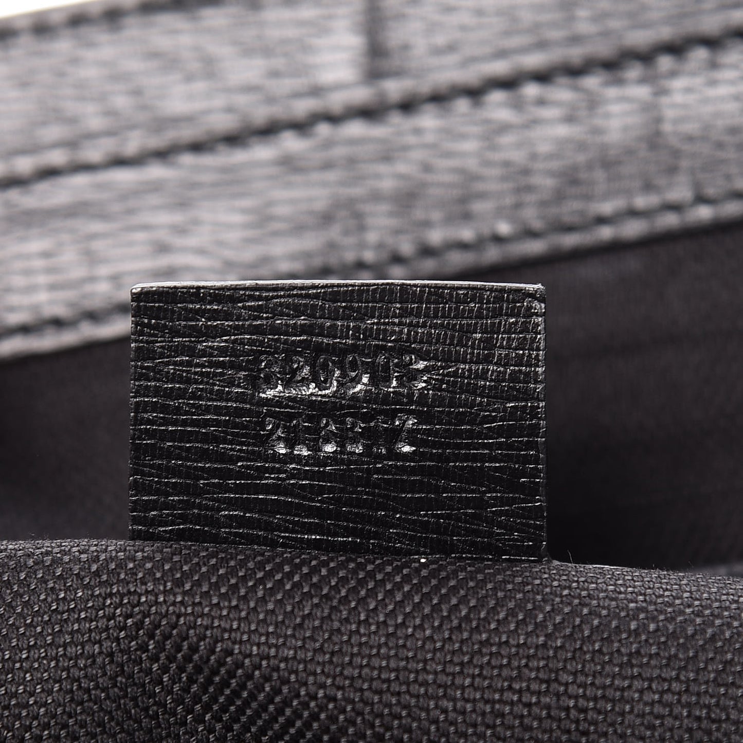 Textured Calfskin Large Bright Bit Tote Black