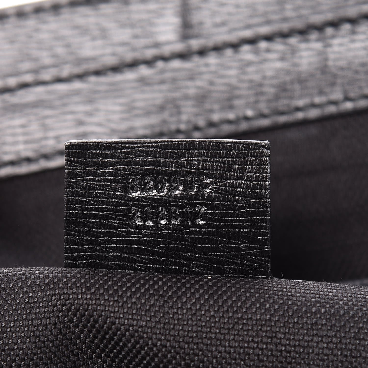 Gucci Textured Calfskin Large Bright Bit Tote Black 7 of 16