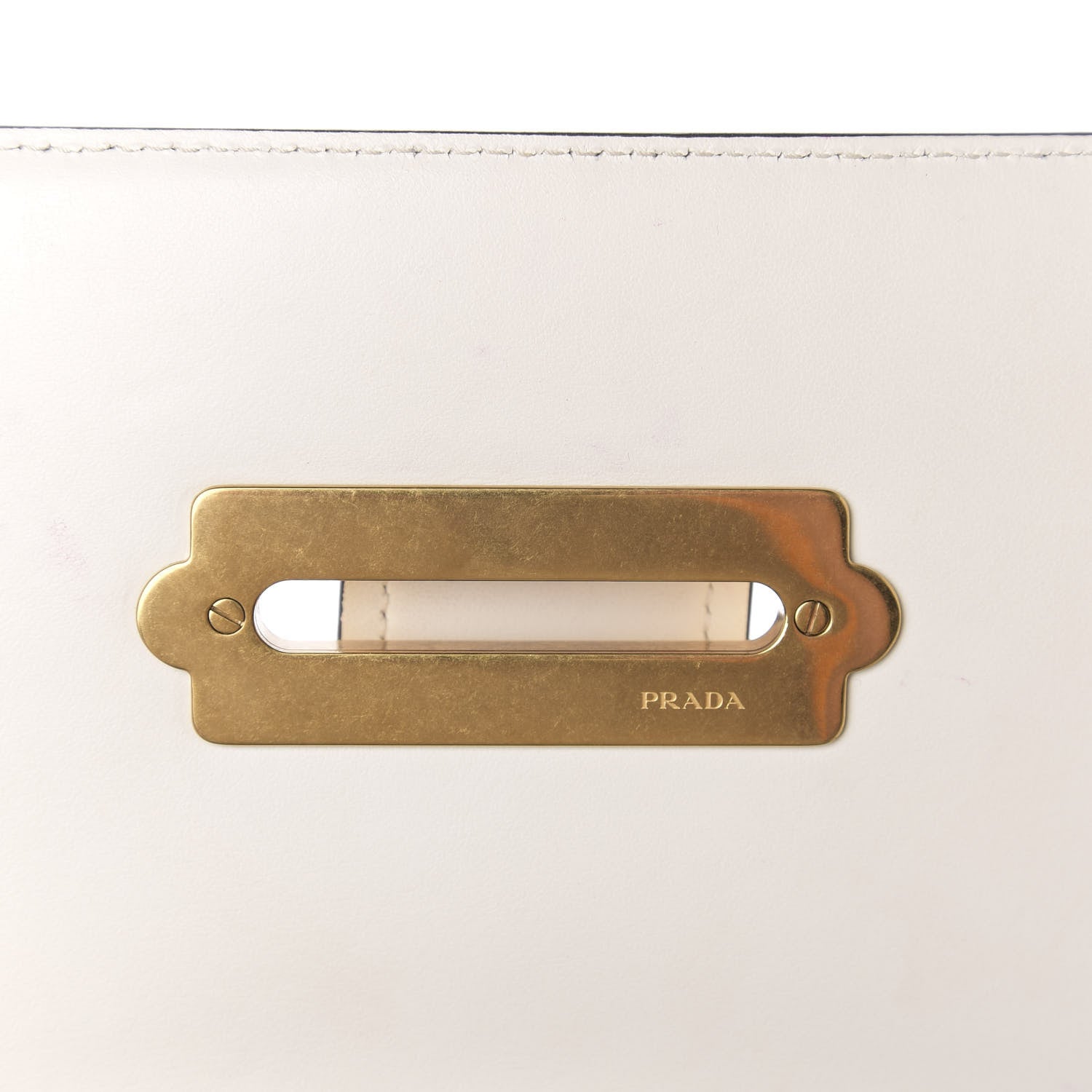 Prada City Calf Raffia Saffiano Cahier Bag Naturale White 8 of 14