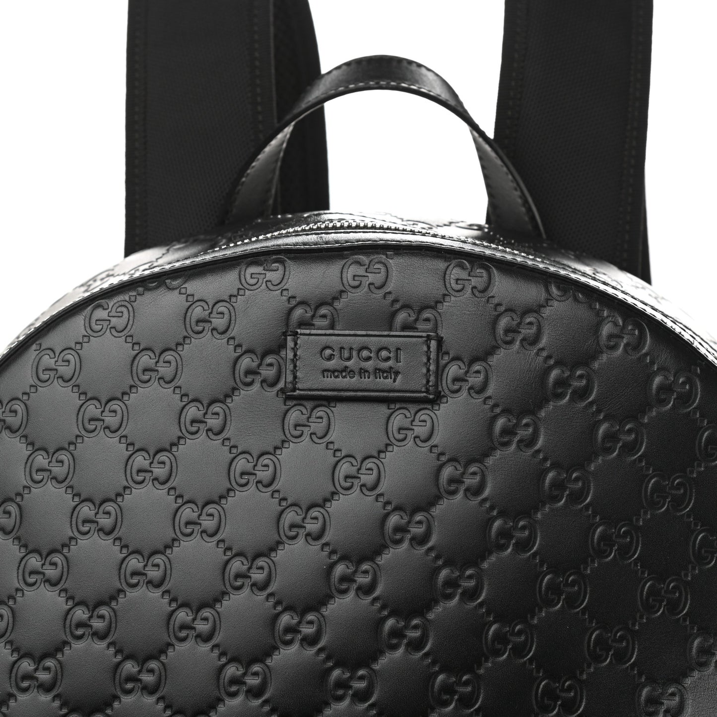 Guccissima Signature Day Backpack Black