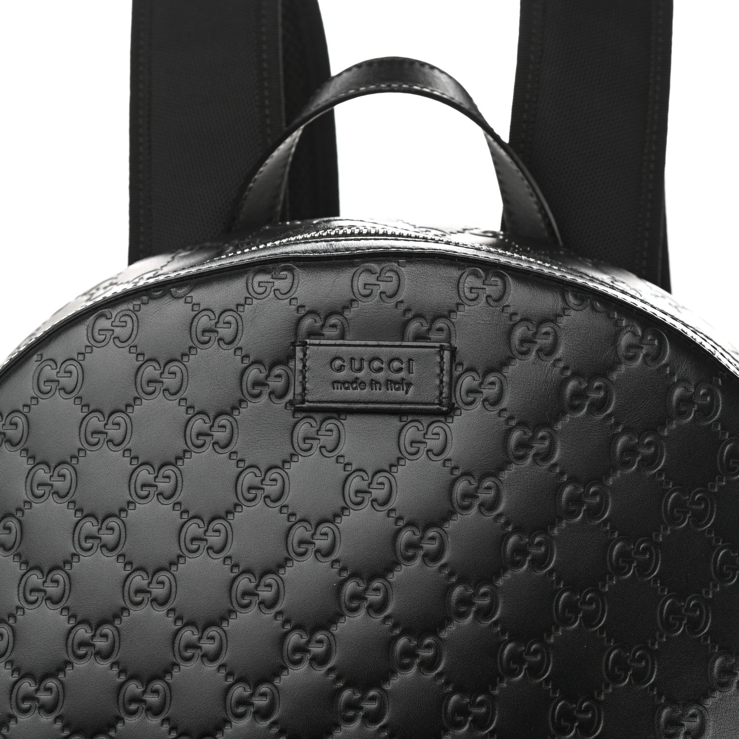Gucci Guccissima Signature Day Backpack Black 8 of 10