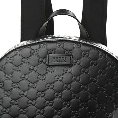 Gucci Guccissima Signature Day Backpack Black 8 of 10
