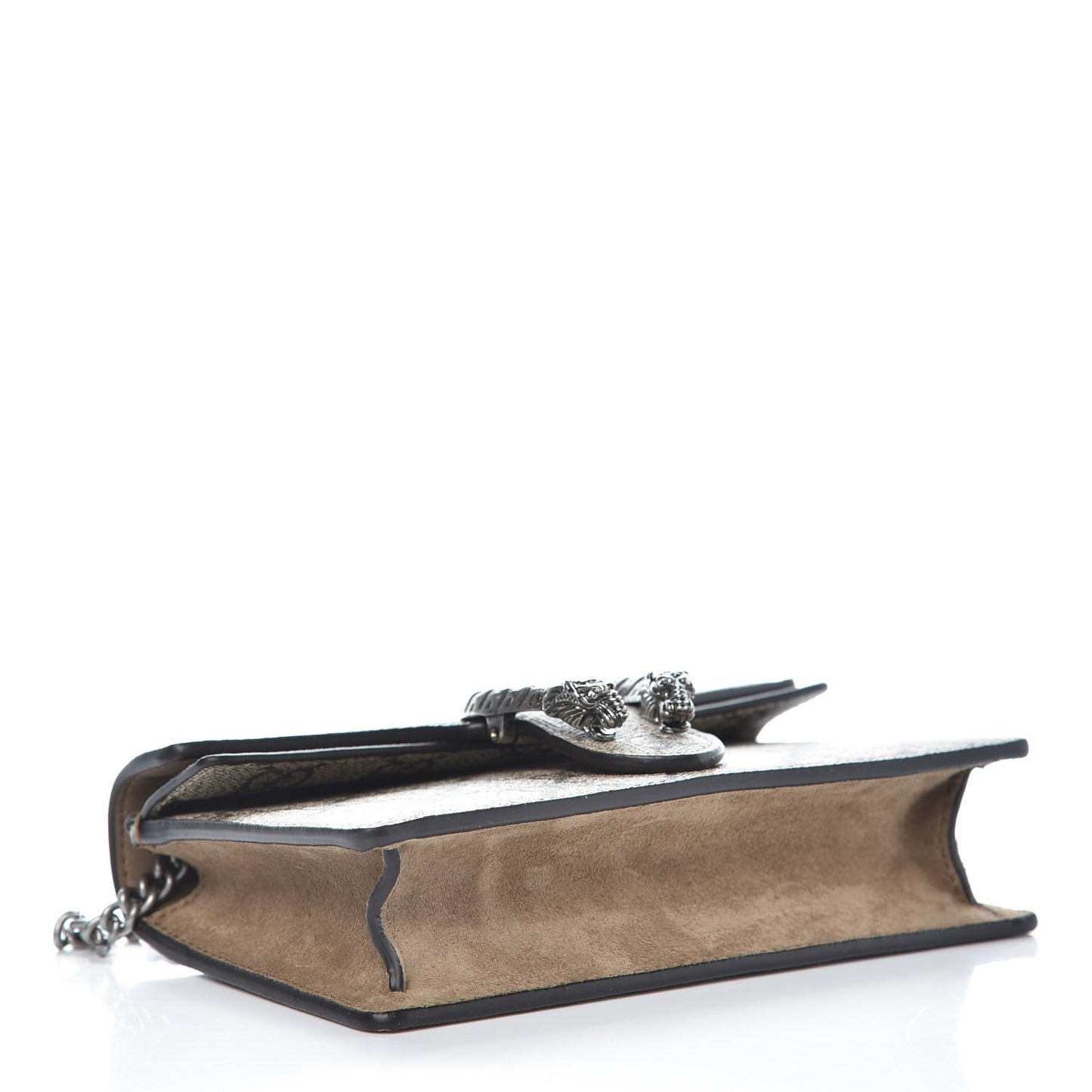 GG Supreme Monogram Super Mini Dionysus Shoulder Bag Taupe