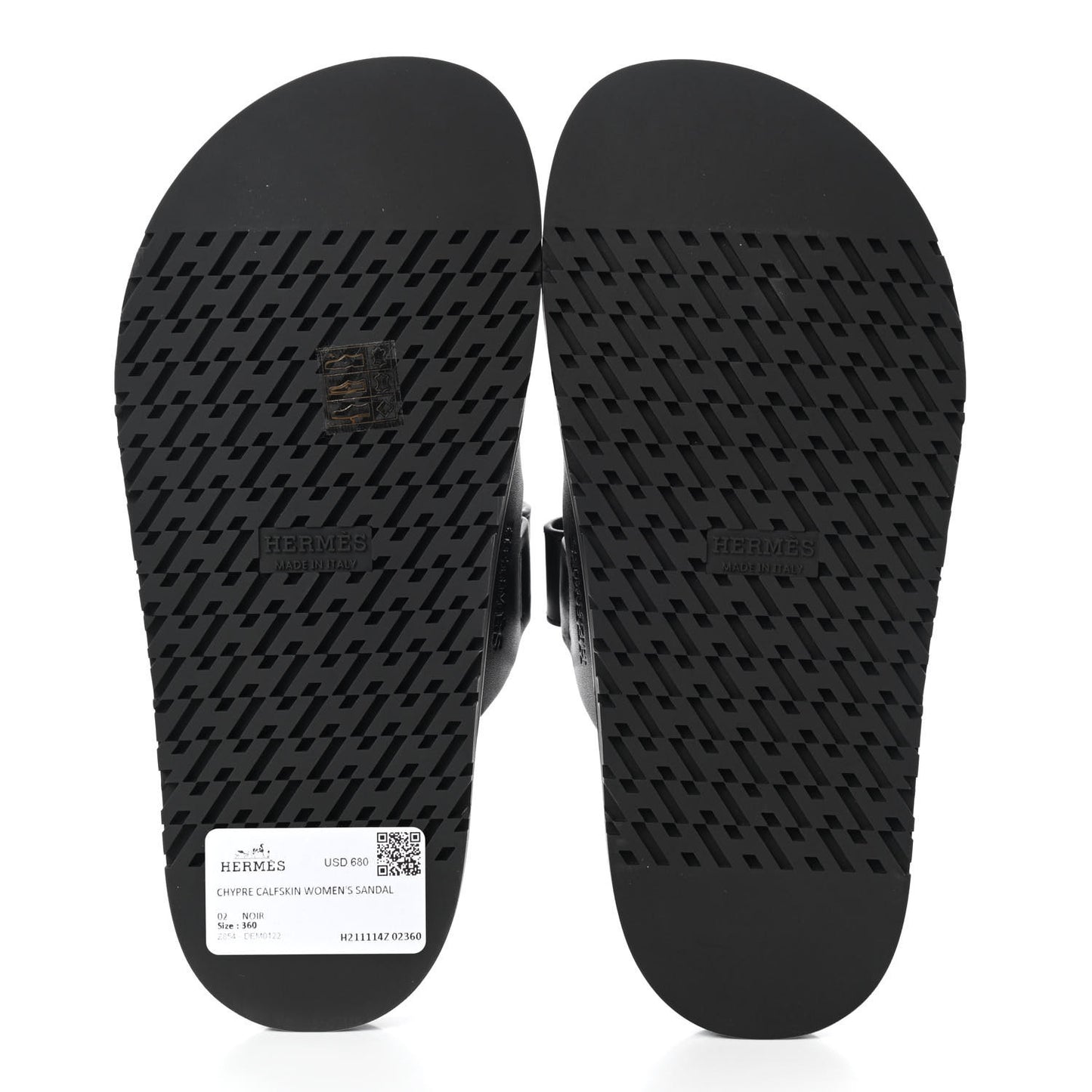 Calfskin Womens Chypre Sandals 36 Black