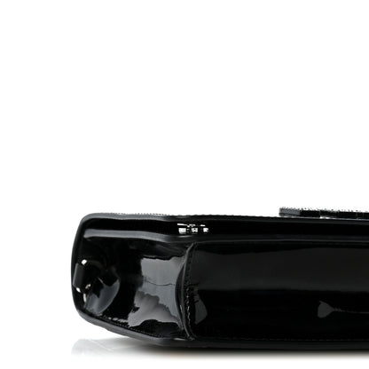 Miu Miu Vernice Crystal Wallet On Chain Black 9 of 13