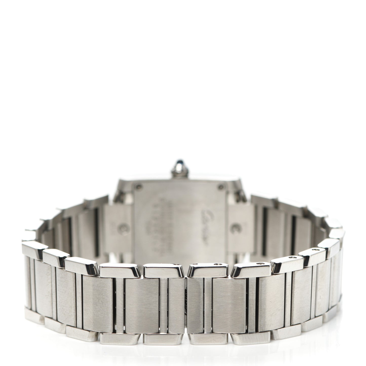 Stainless Steel 20mm Tank Francaise Quartz Watch