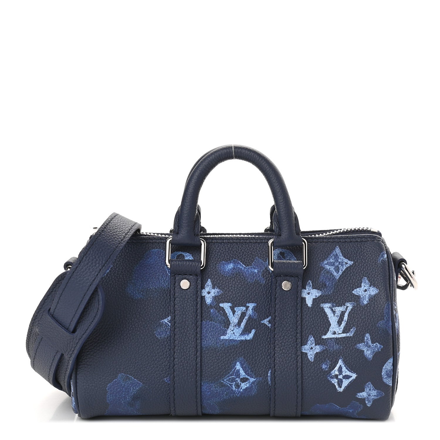 Louis Vuitton Monogram Ink Watercolor Keepall XS Blue 1 of 8