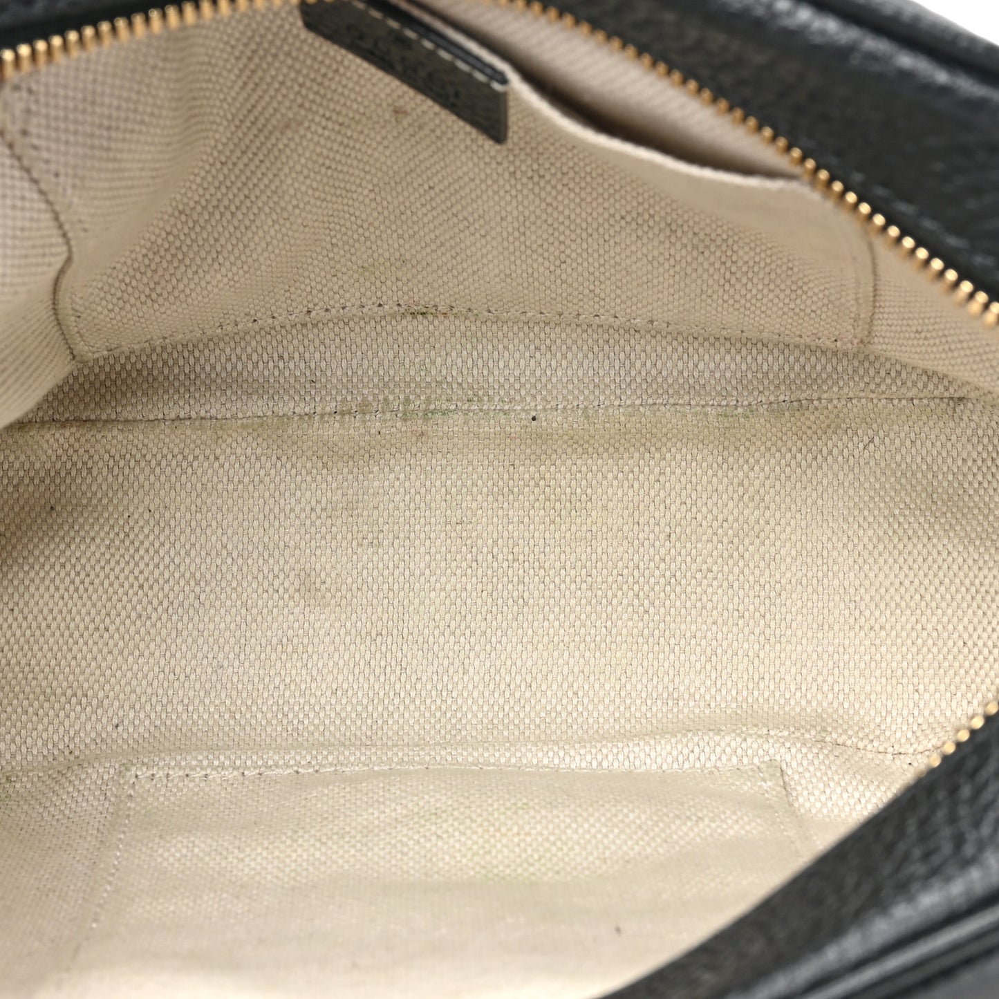 Pebbled Calfskin Small Soho Disco Bag Black