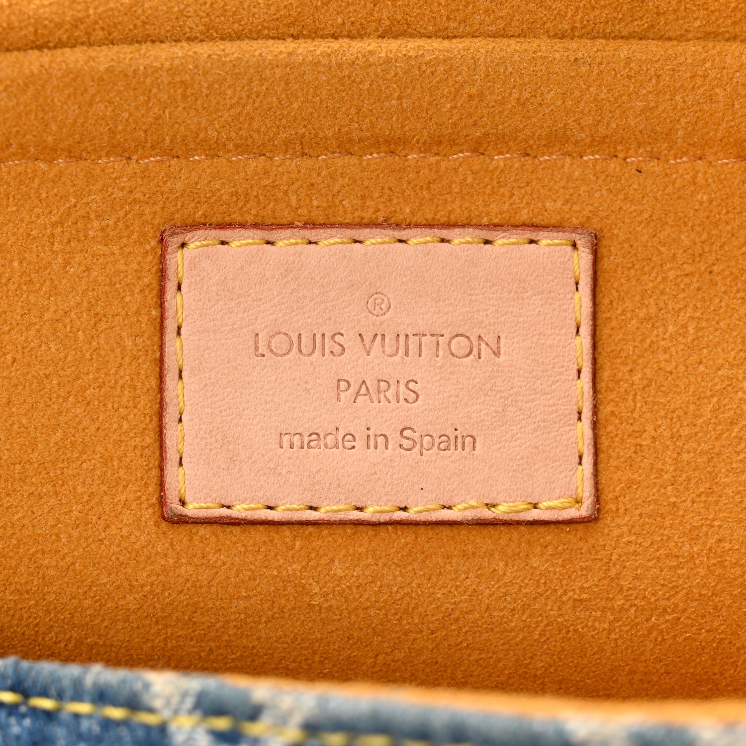 Louis Vuitton Monogram Denim Mini Pleaty Blue 6 of 10