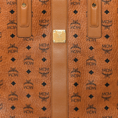 MCM Visetos Large Liz Reversible Shopper Tote Cognac 6 of 15