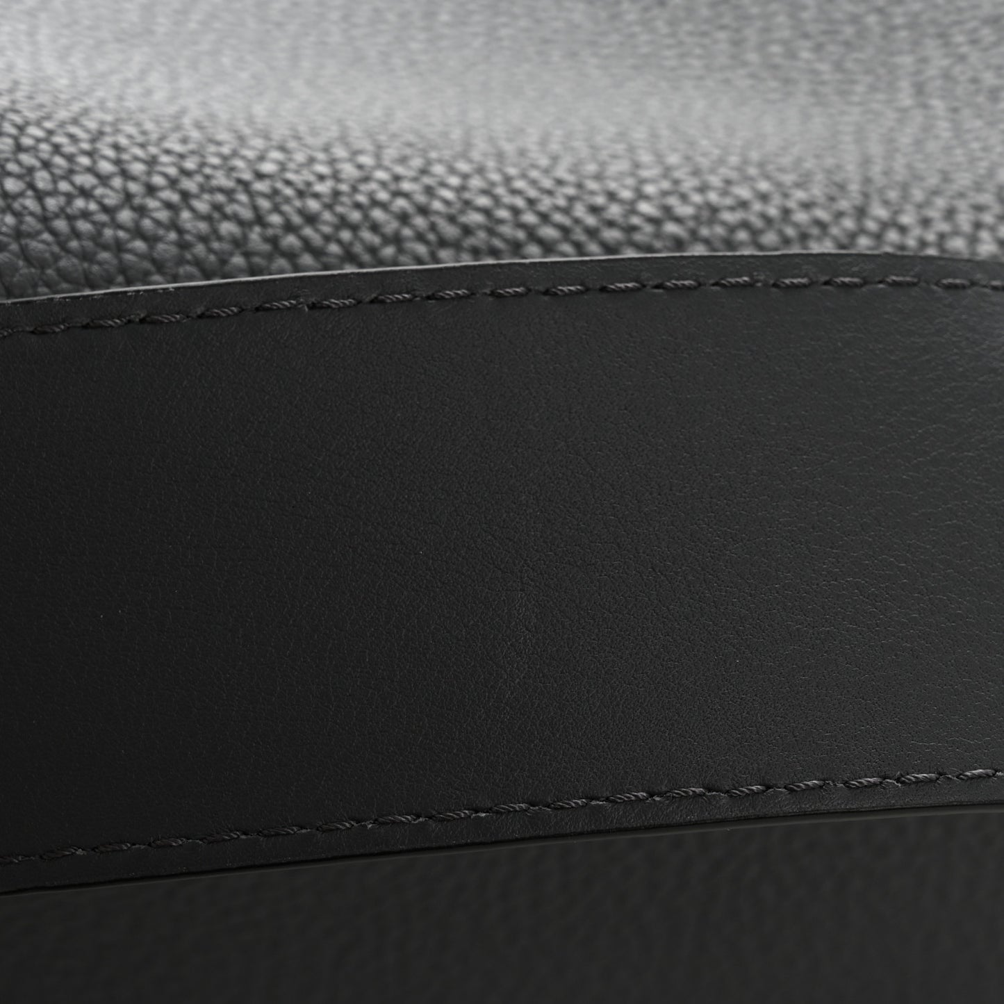 Grained Calfskin Large Puzzle Edge Bag Anthracite