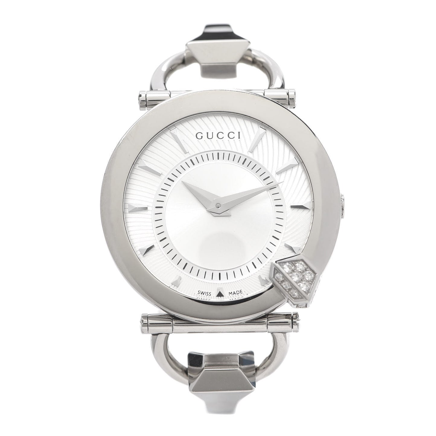 Stainless Steel Diamond 35mm Chiodo Quartz Watch