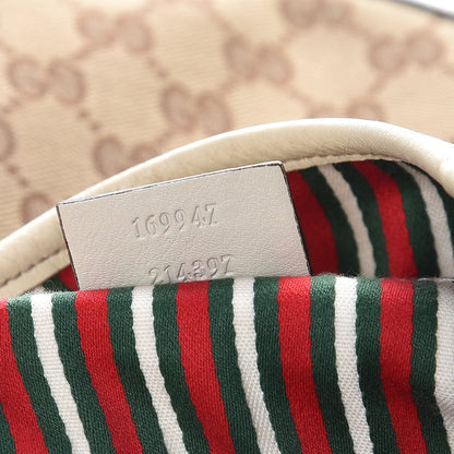 Gucci Monogram Medium New Britt Hobo Off White 7 of 7