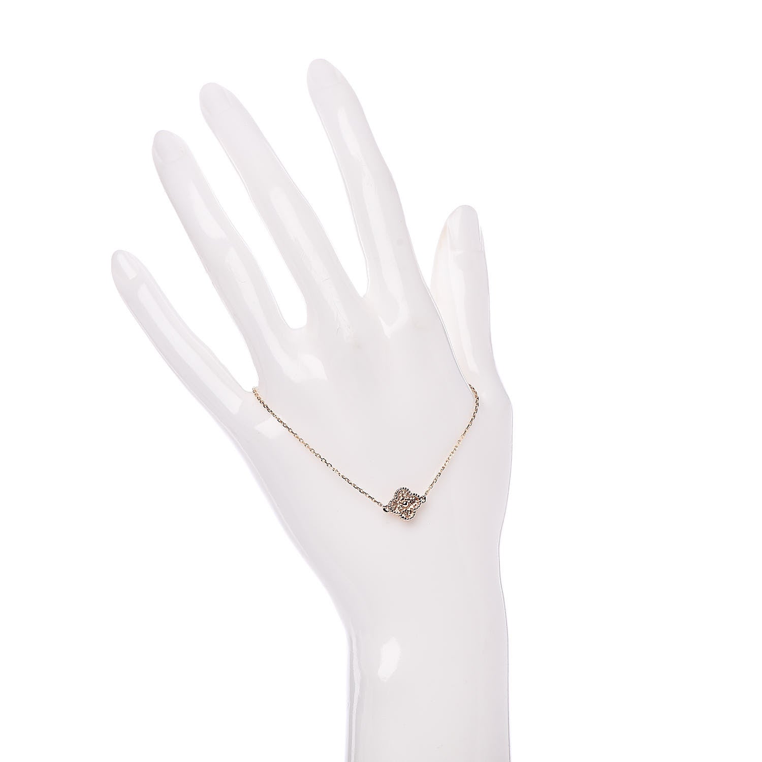 Van Cleef & Arpels 18K Rose Gold Sweet Alhambra Bracelet 2 of 7
