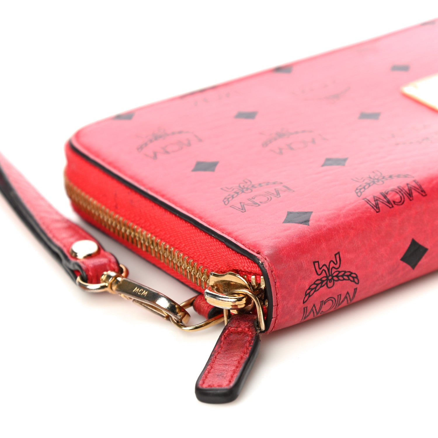 MCM Visetos Large Zip Around Wristlet Wallet 8 of 15