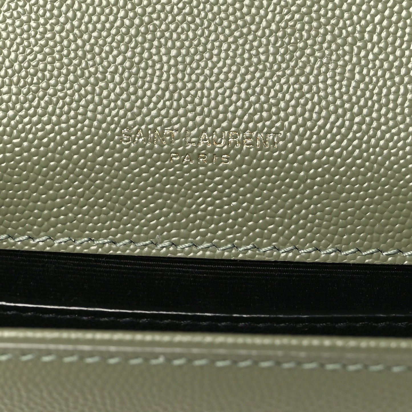 Grain De Poudre Small Monogram Kate Satchel Light Sage