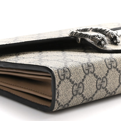 Gucci GG Supreme Monogram Mini Dionysus Chain Wallet Beige Taupe 11 of 13