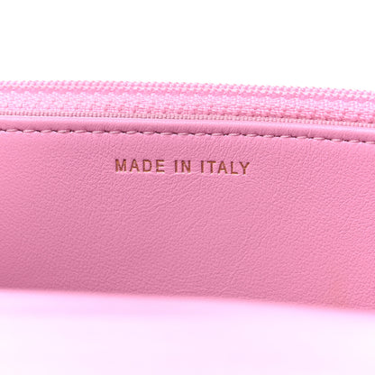 Chanel Lambskin Quilted Chanel 19 Wallet On Chain WOC Pink 7 of 11