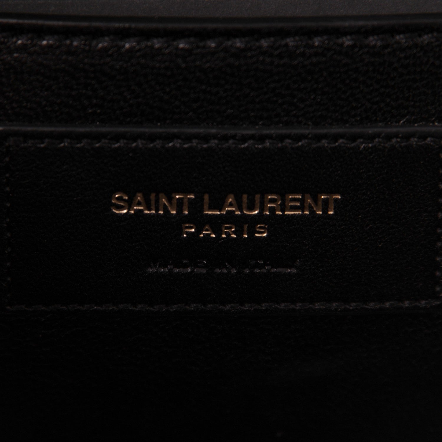 Saint Laurent Grain De Poudre Classic Monogram Clutch Black 7 of 7