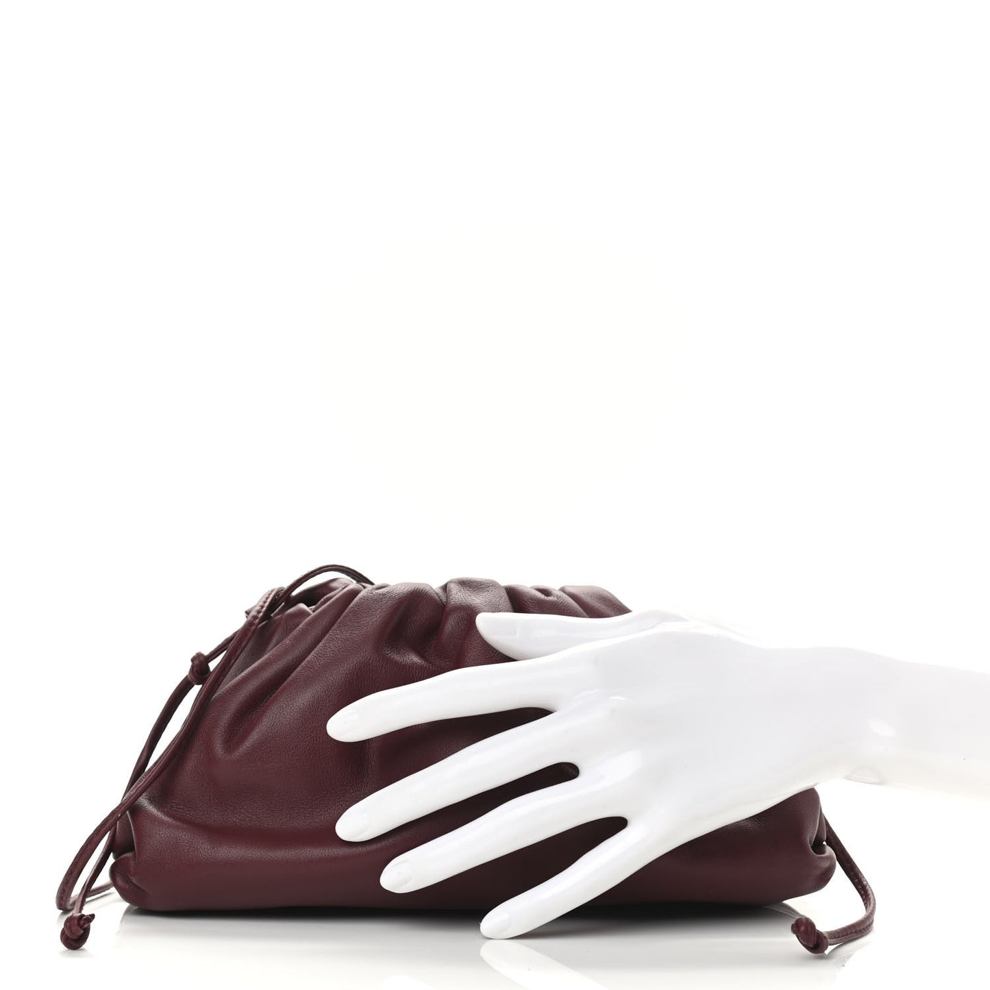 Butter Calfskin The Mini Pouch Bordeaux