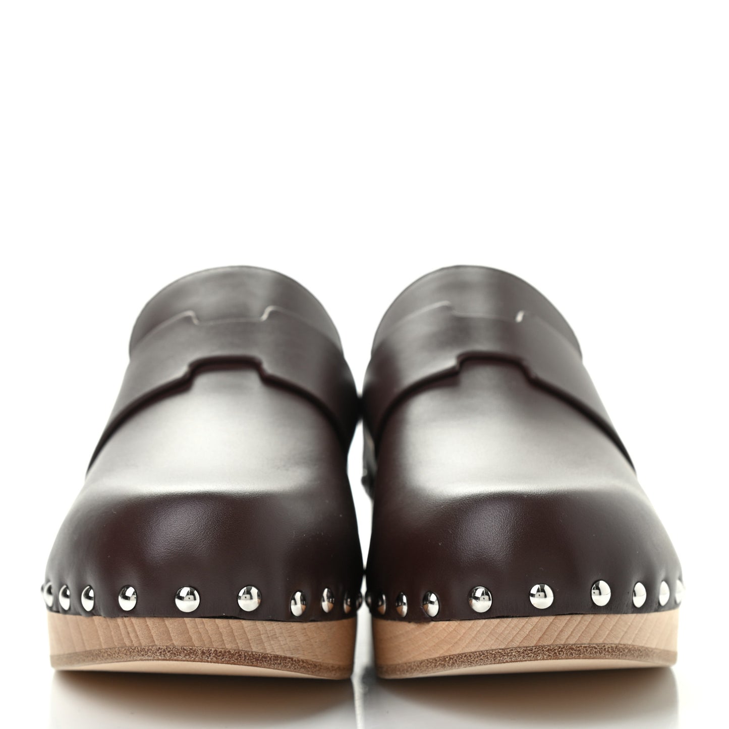 Calfskin Calya Mules 37 Brown