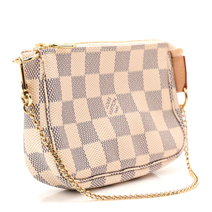 Louis Vuitton Damier Azur Mini Pochette Accessories 3 of 8