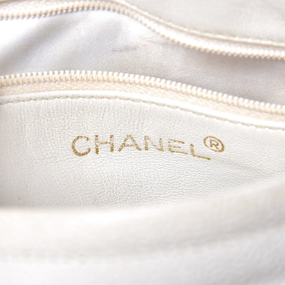Chanel Caviar Quilted Camera Case White 6 of 22