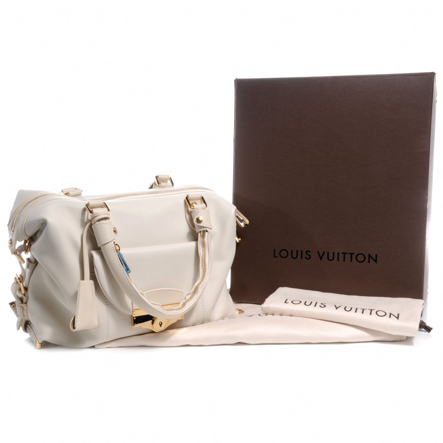 Calfskin Sac Louis White