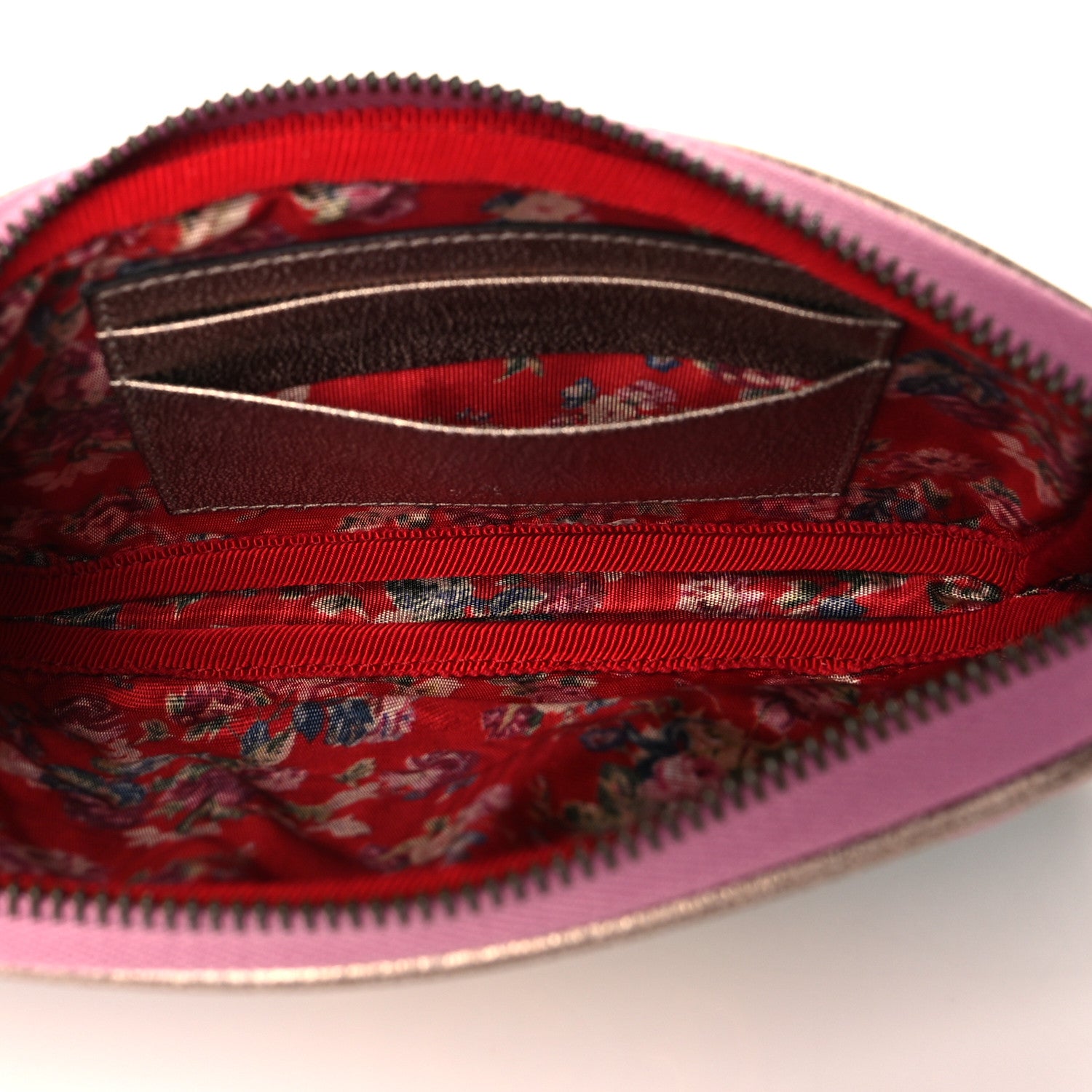 Gucci Laminated Nappa Trapuntata Zumi iPhone Case Rosa Lago Rame 4 of 5