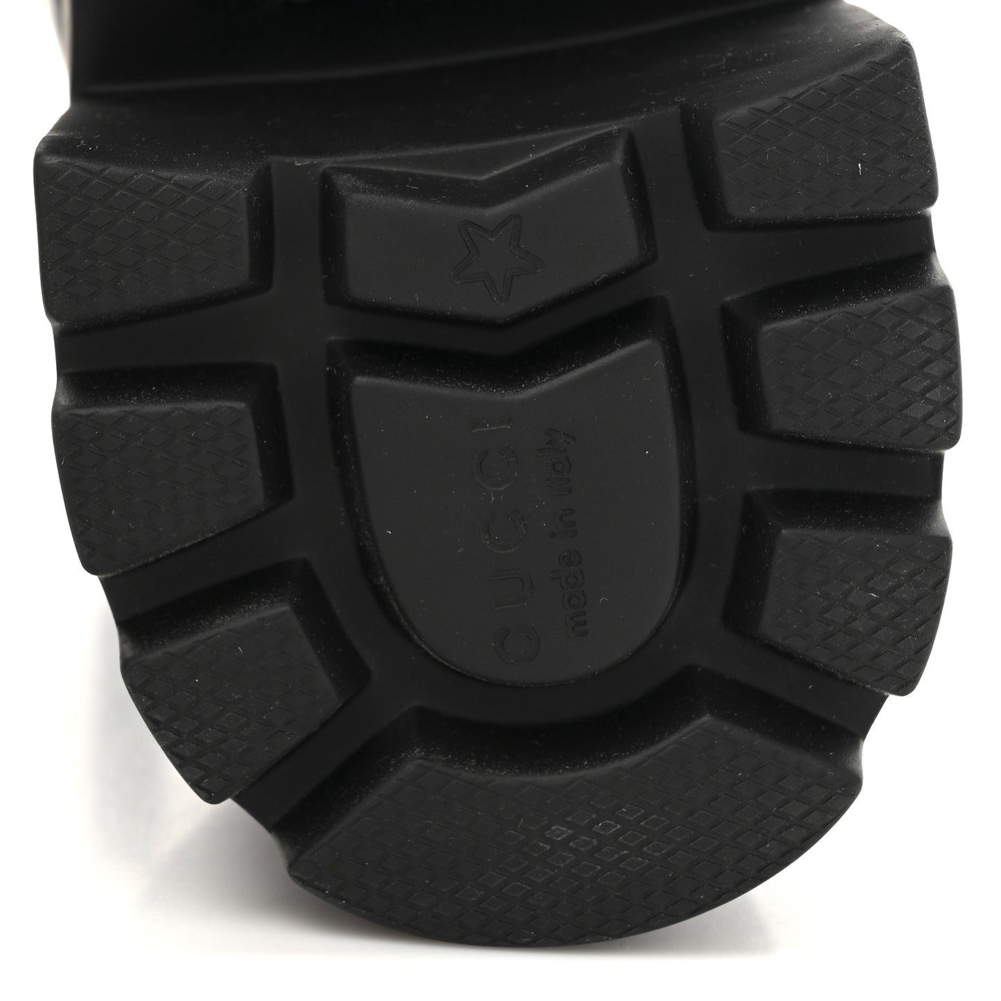 Magnum Calfskin Horsebit Lug Sole Booties 37 Black