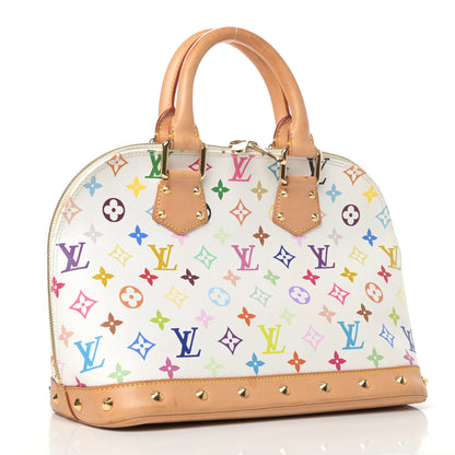 Louis Vuitton Monogram Multicolor Alma White 3 of 9