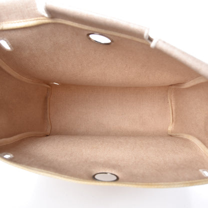 Hermes Toile Vache Calfskin Herbag 30 PM Backpack Natural 7 of 13