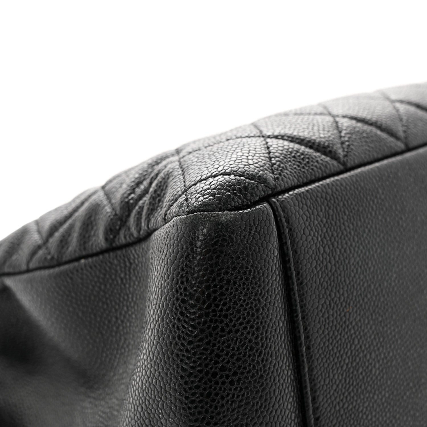 Chanel Caviar Quilted Grand Shopping Tote GST Black 9 of 15