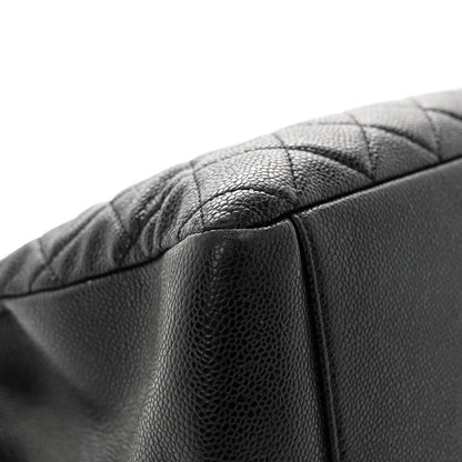 Chanel Caviar Quilted Grand Shopping Tote GST Black 9 of 15