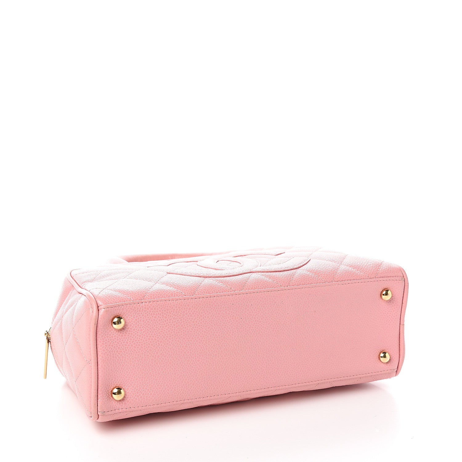 Chanel Caviar Quilted Small Bowler Pink 3 of 10