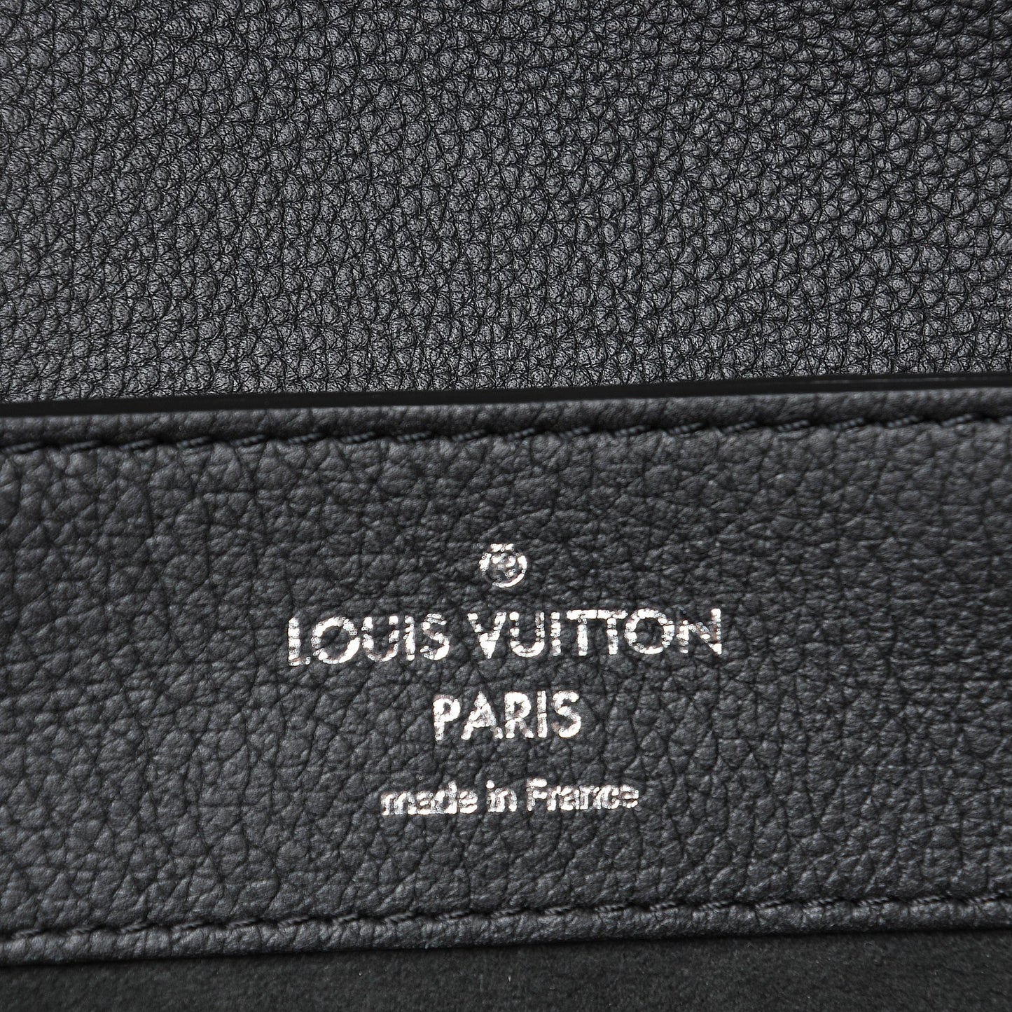 Calfskin Lockme Backpack Black