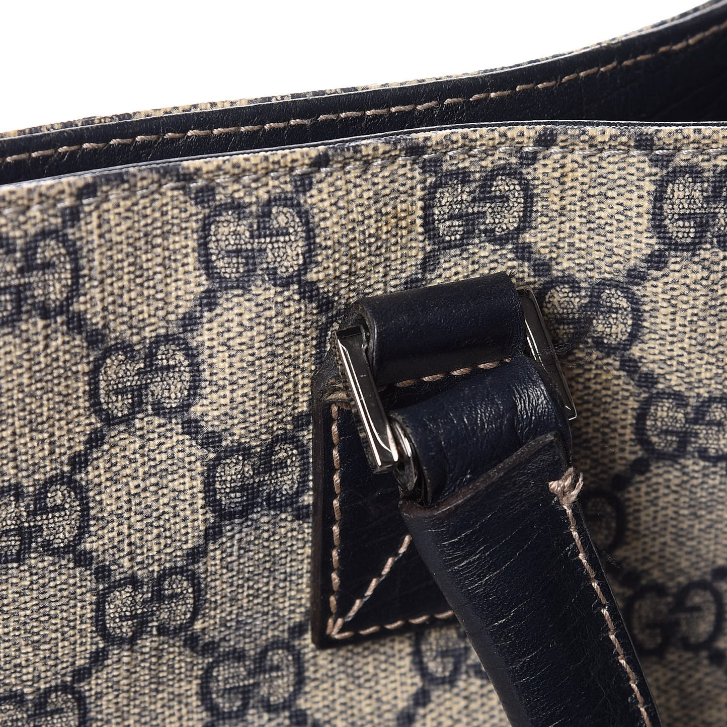GG Plus Monogram Small Vertical Tote Blue
