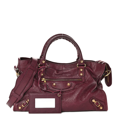 Balenciaga Agneau Giant 12 Gold Hardware City Violet Prune 1 of 10