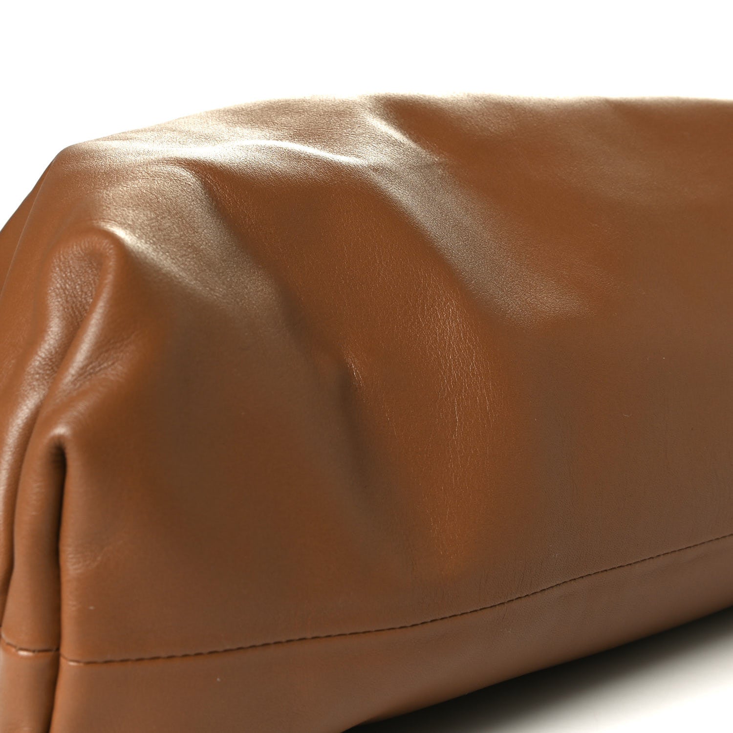 Bottega Veneta Smooth Butter Calf The Pouch Oversized Clutch Cammello 11 of 11