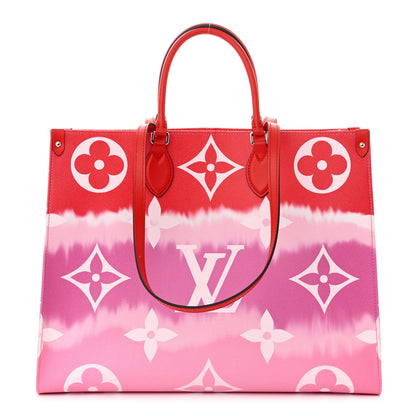 Louis Vuitton Monogram Escale Onthego GM Rouge 1 of 11