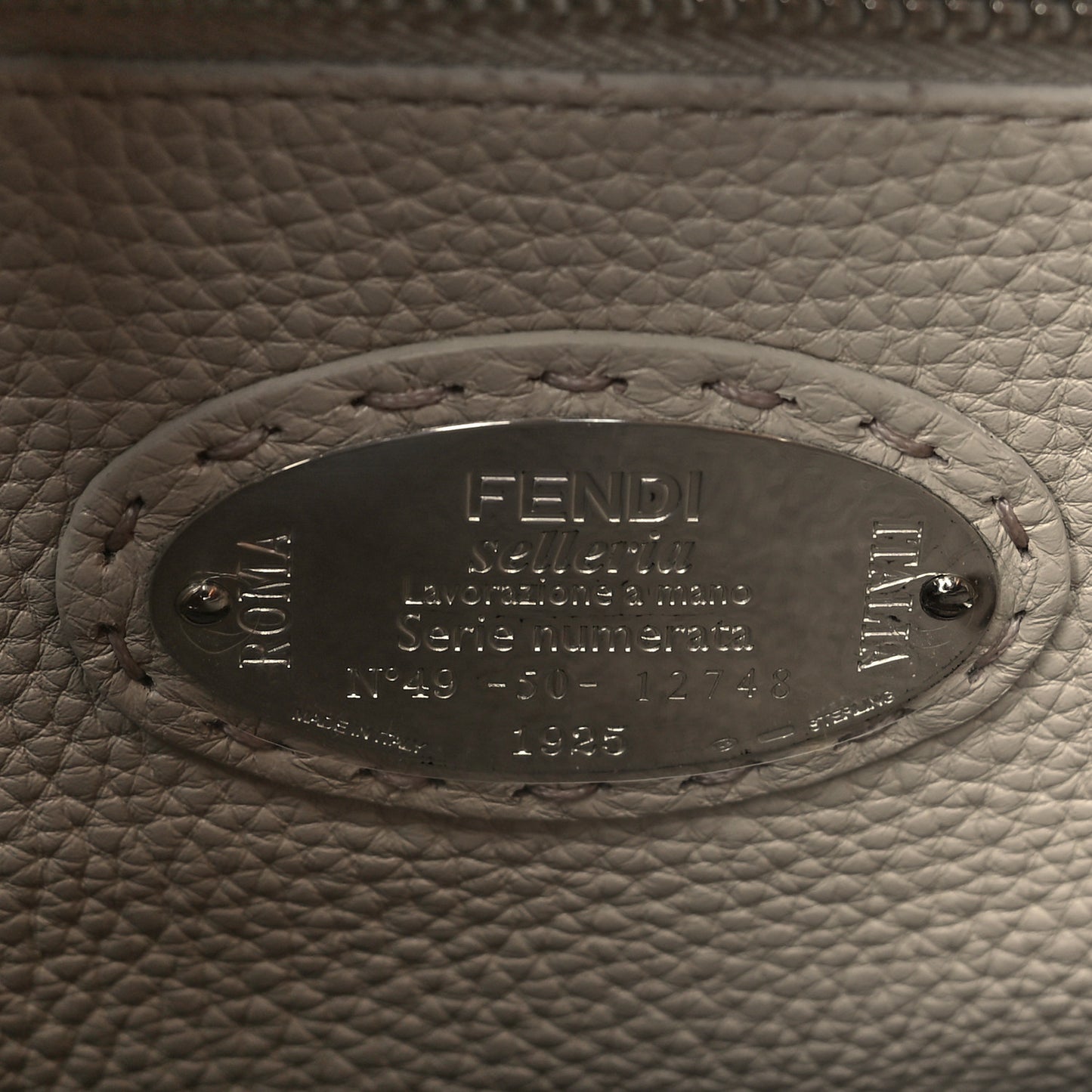 Cuoio Romano Selleria Bi-Color Medium Peekaboo Iconic Satchel English Rose Camelia